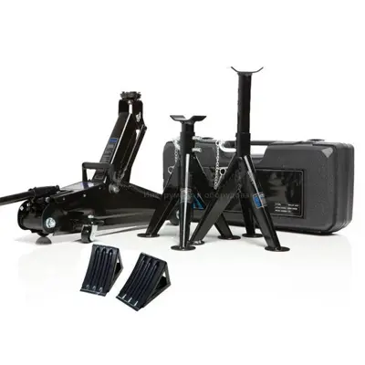  Купить  Принадлежности для автомобилей Домкрат подкатной 2т (h min 140мм, h max 340мм) с комплектом подставок и башмаков Big Red T820033+ T42004+ TRF3553 в Одессе купить в интернет-магазине strojtehnika.od.ua 