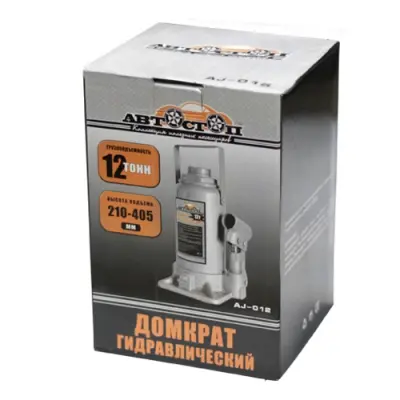  Купить  Принадлежности для автомобилей Домкрат бутылочный 12т (h min 210мм, h max 405мм) KINGTOOL AJ-012 в Одессе купить в интернет-магазине strojtehnika.od.ua 