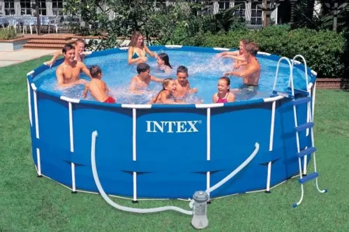 Купить  Надувные и каркасные бассейны Бассейн каркасный с комплектом 457х122 см, Metal Frame, Intex 28236/54946 в Одессе купить в интернет-магазине strojtehnika.od.ua 
