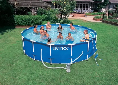  Купить  Надувные и каркасные бассейны Бассейн каркасный с комплектом 457х107 см, Metal Frame, Intex 28234/54940 в Одессе купить в интернет-магазине strojtehnika.od.ua 