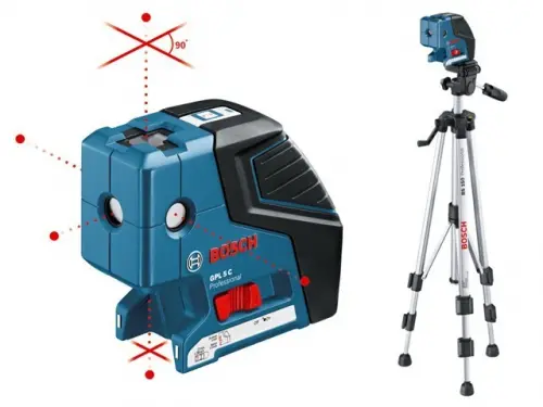  Купить  Измерительный инструмент Точечный лазер GPL 5 С + BS 150 Bosch в Одессе купить в интернет-магазине strojtehnika.od.ua 