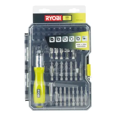  Купить  Расходные материалы Набор бит для шуруповертов Ryobi RAK59SD (35 шт) в Одессе купить в интернет-магазине strojtehnika.od.ua 